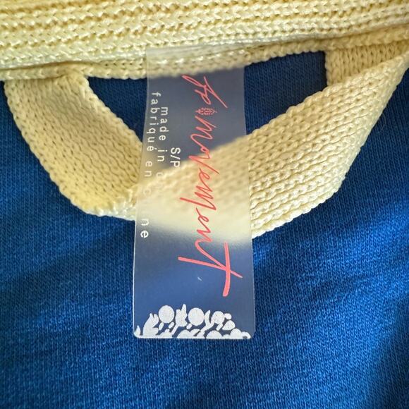 🆕Free People Pullover Zig Zag Dandelion Combo SZ S NWOT - Picture 5 of 11